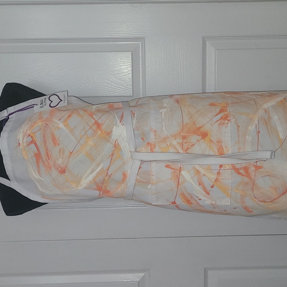 ๐๐Host Pick๐๐ Custom Painted Wearable Art Apron #2013 - Picture 5 of 6